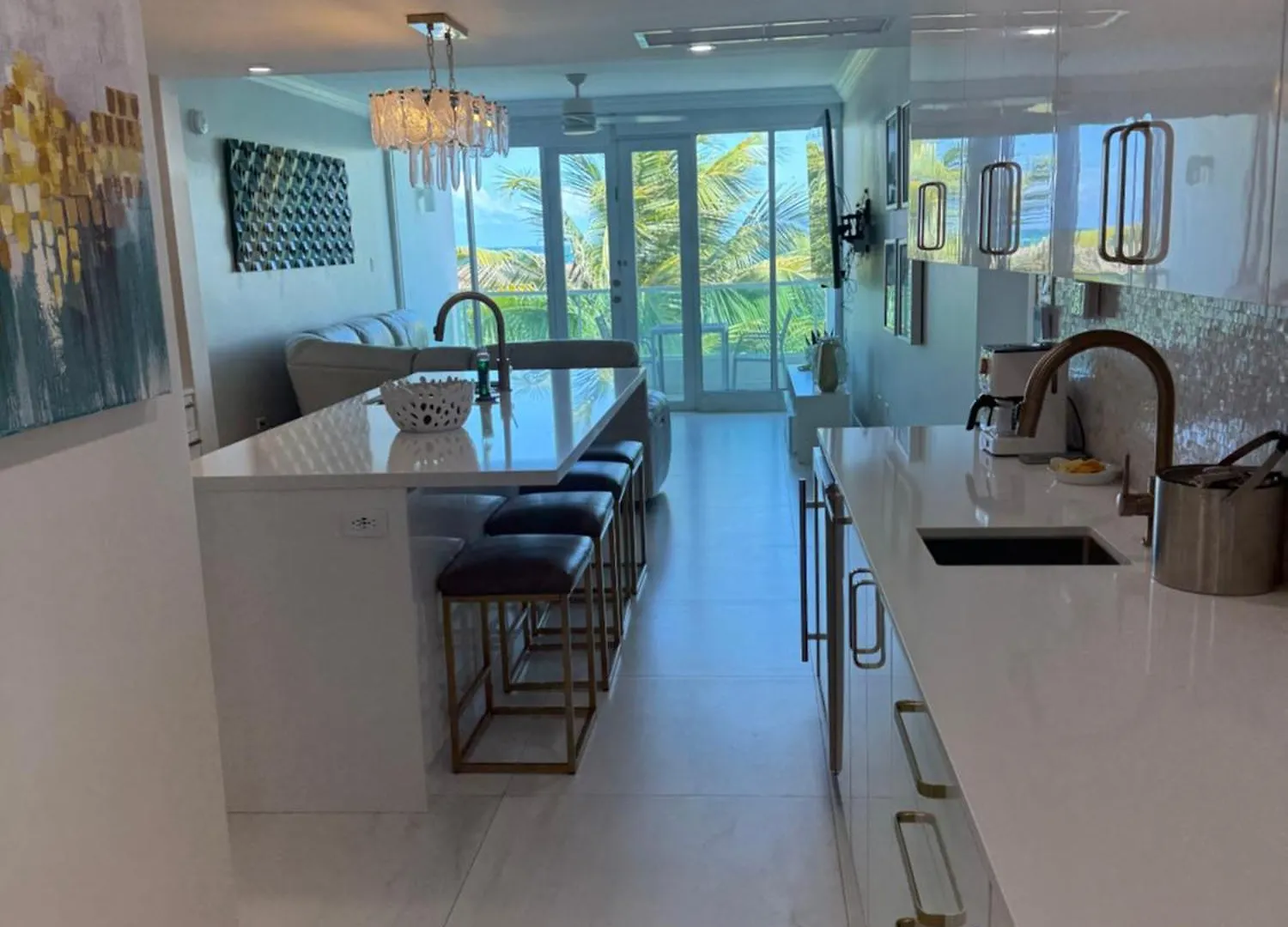 Oceanview Sub Penthouse, Walk To Beach & Pool San Juan 0*,
